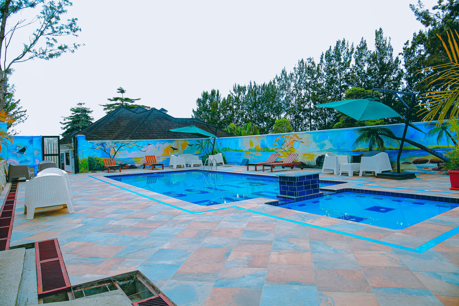 Poolside Relaxation